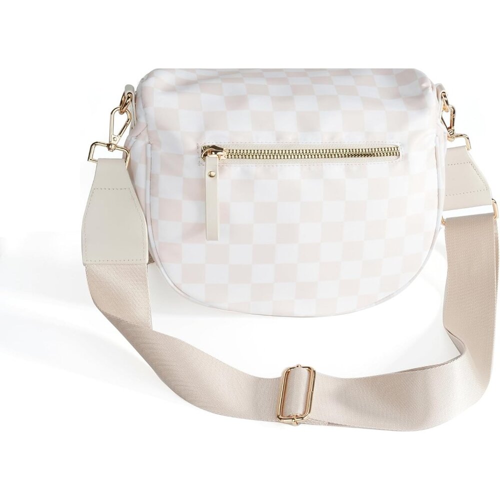 Durable Machine Washable Checkered Crossbody Bag … - image 4